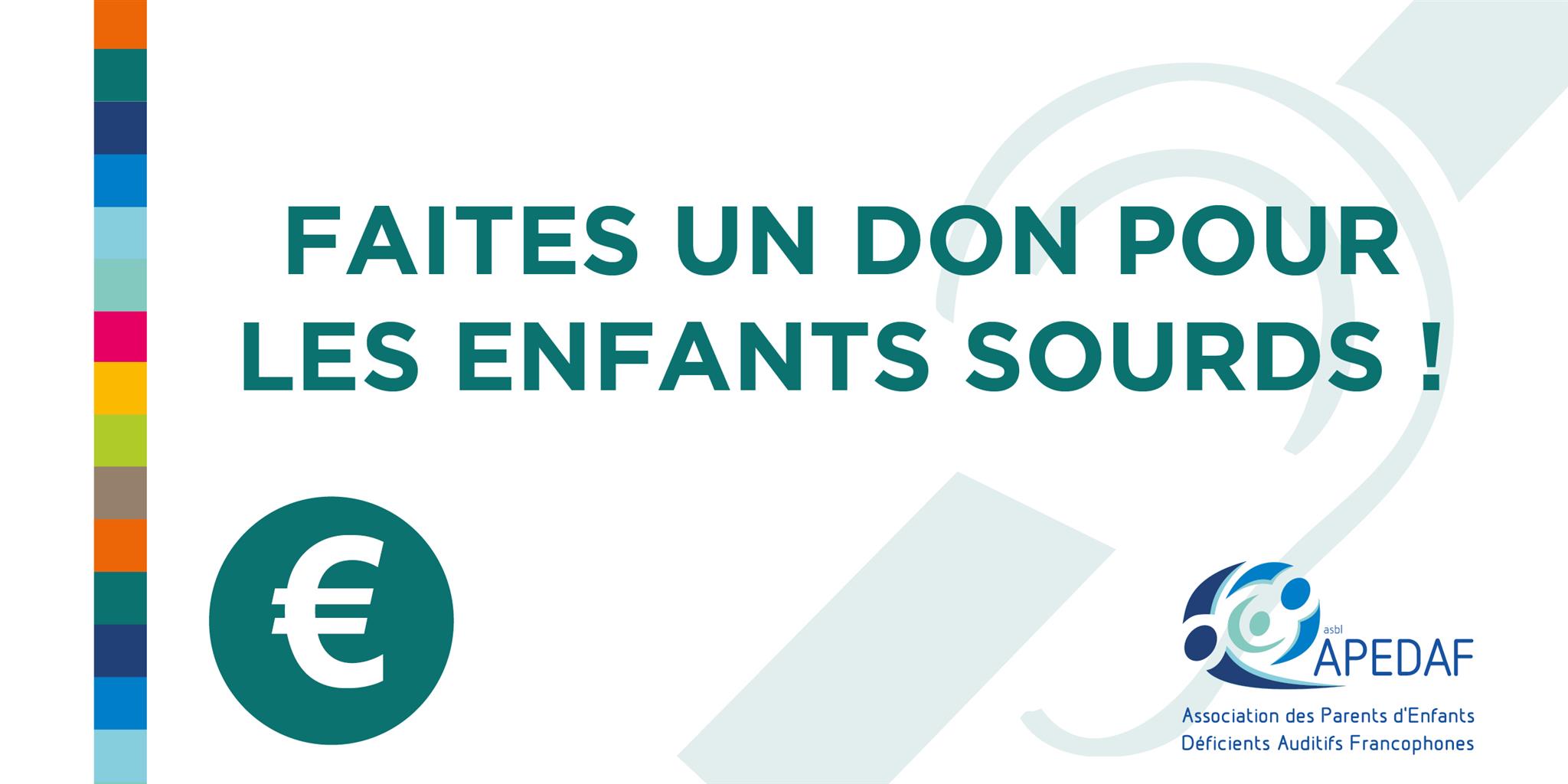 Lire la suite à propos de l’article Faites un don pour les enfants sourds !