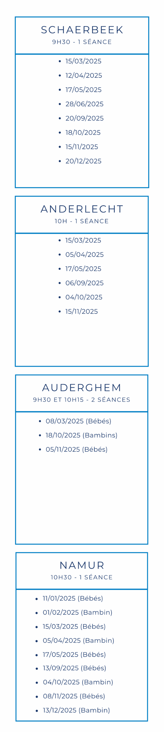 BBSB (mobile) - Dates 2025