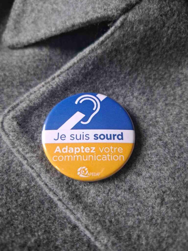 Badge_Je suis sourd